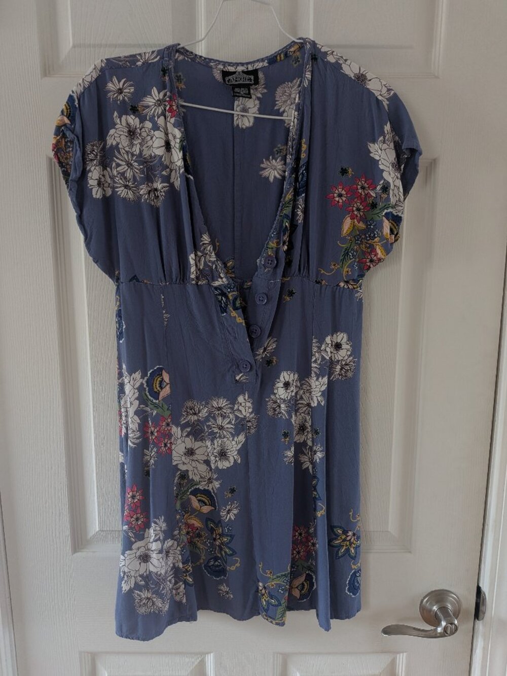 Angie Floral Short Sleeve Dress